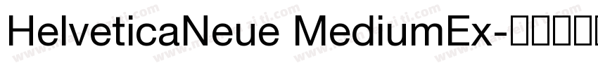 HelveticaNeue MediumEx字体转换